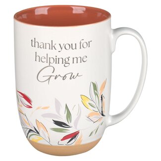 Christian Art Gifts Thank You for Helping Me Grow