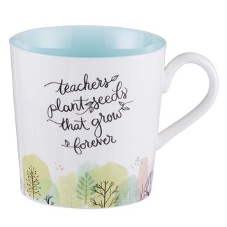 Christian Art Gifts Teachers Plant Seeds Mug
