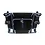 Big Comfort Stadium Chair With Armrests Black