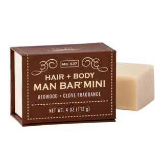 Man Bar Mini 4 oz Redwood & Clove