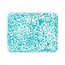 Large Jelly Roll Tray Turquoise Splatter 16.25x12.5