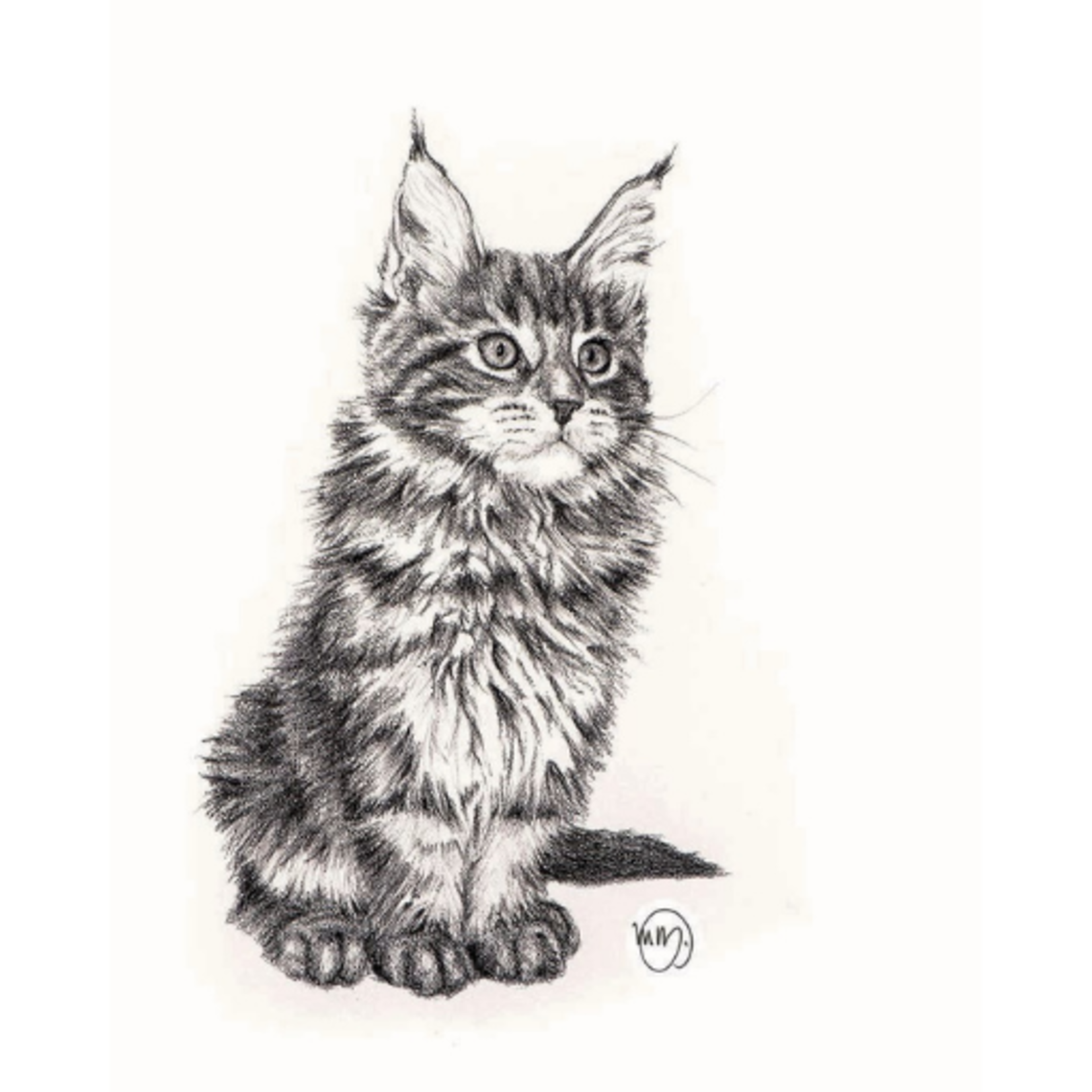 Adorable Cat Print 8”x10”