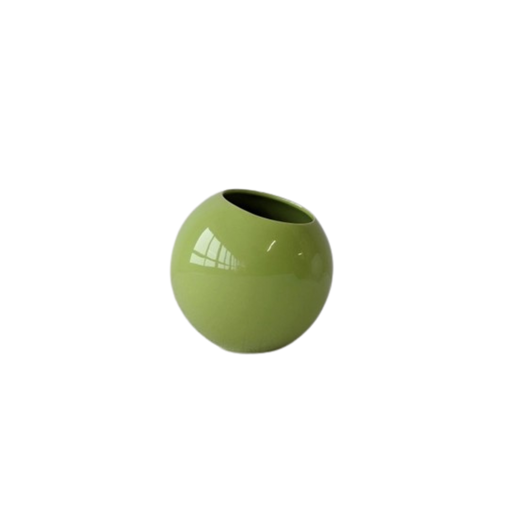 Sphere Shaped Pot - Green Medium