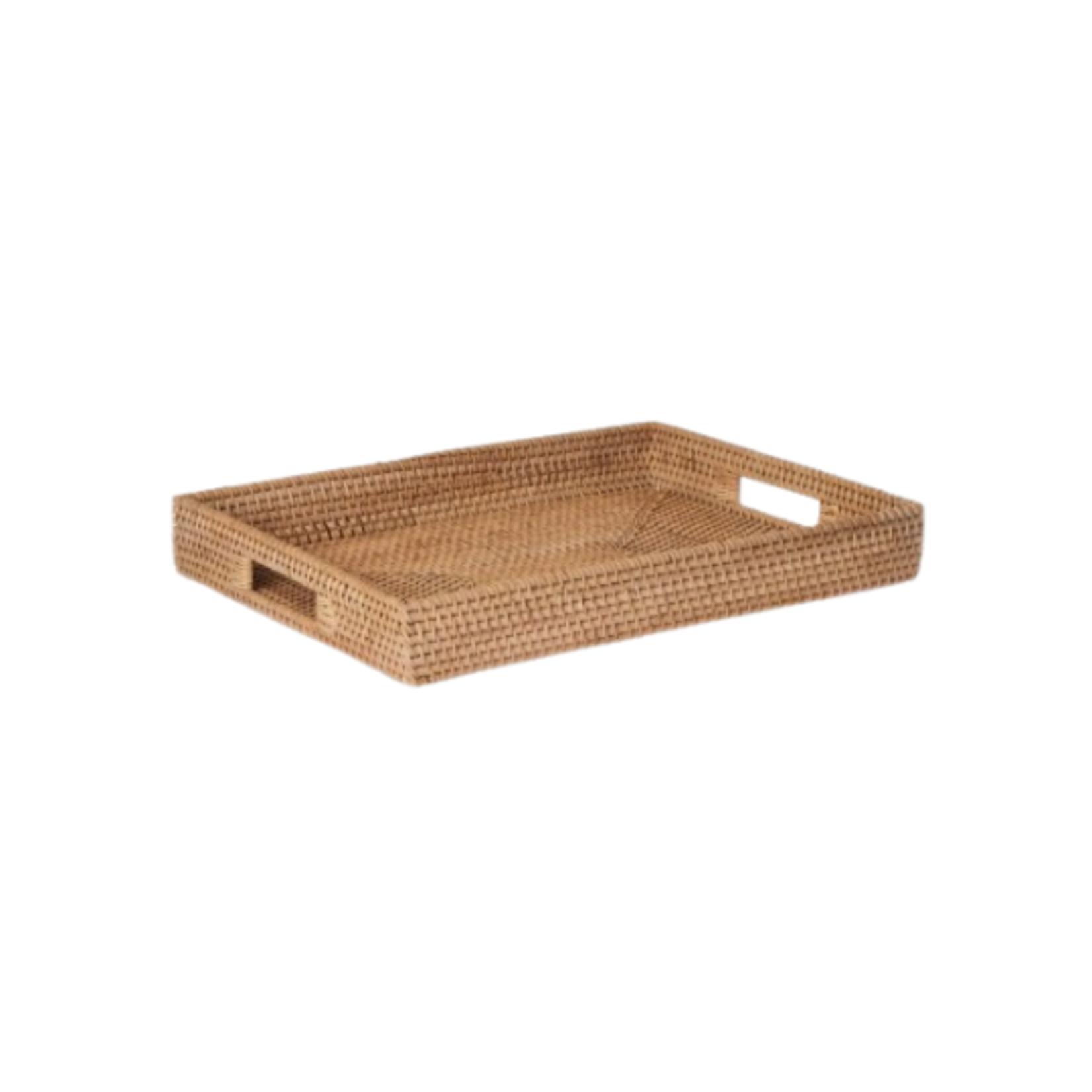 Small Rattan Tray - Rectangular - Natural