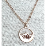 Mountain Getaway Necklace - Rose Gold