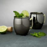 Black Moscow Mule Mugs - Set of 2