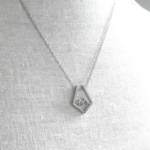 Rhombus Mountain Necklace - Silver