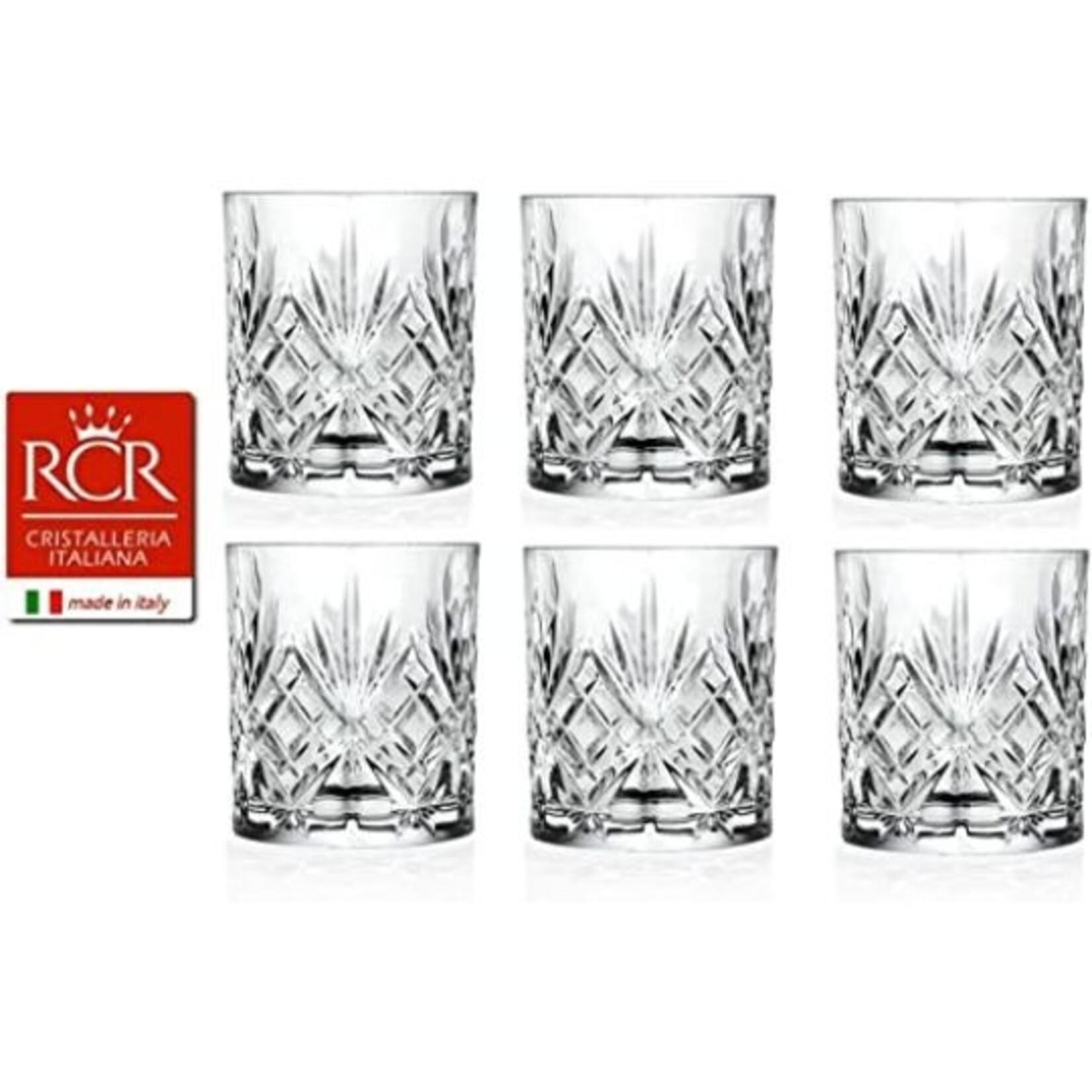 Melodia Eco Crystal Shot Glasses - 2.6 oz.