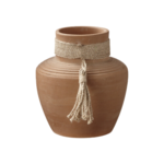 Cabo Handtied Jute Terracotta Vase