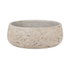 Small Low Bowl Planter - Grey - 9.5”