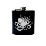 Flask - Octopus Kraken - Black
