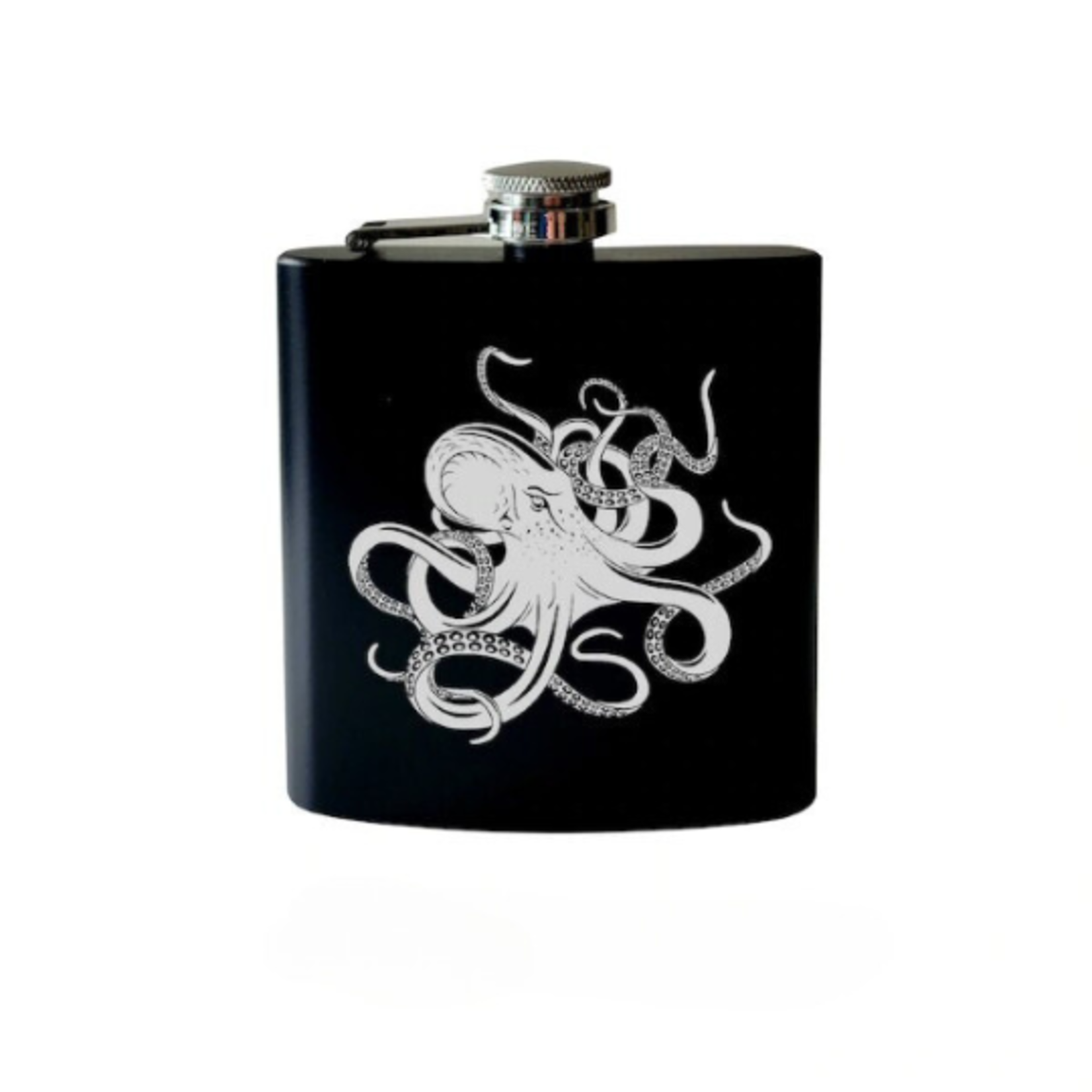 Flask - Octopus Kraken - Black