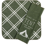 Time In the Tent Shop Towels - Set of 2