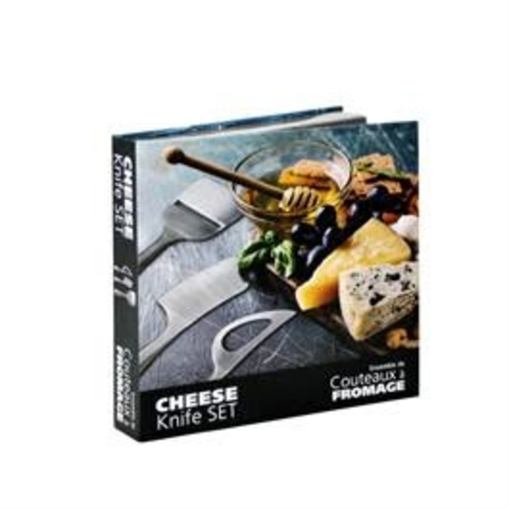 Danesco Couteaux à fromage Argent - Ensemble de 3
