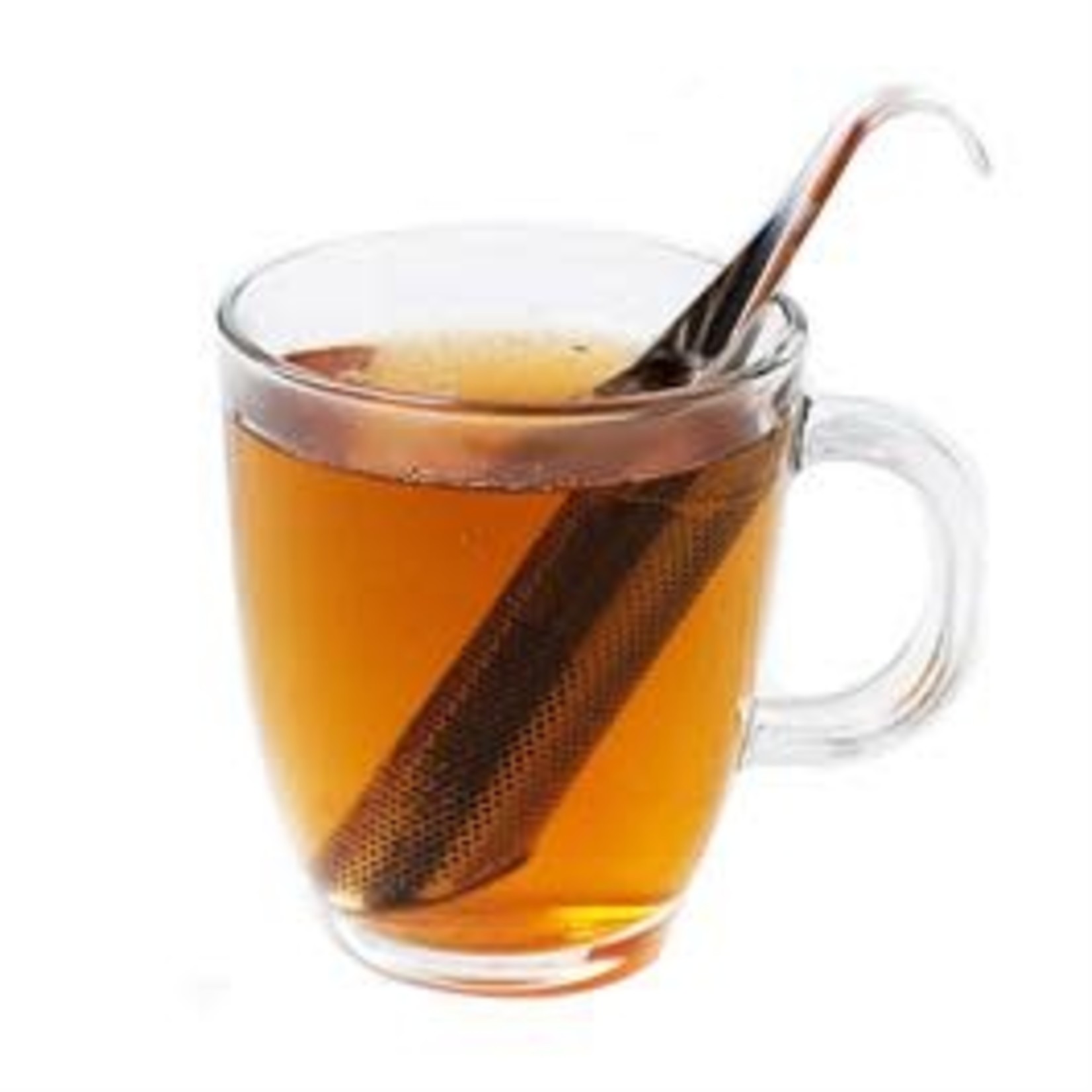 Un infuseur à thé en inox en forme de cuillère magnétique