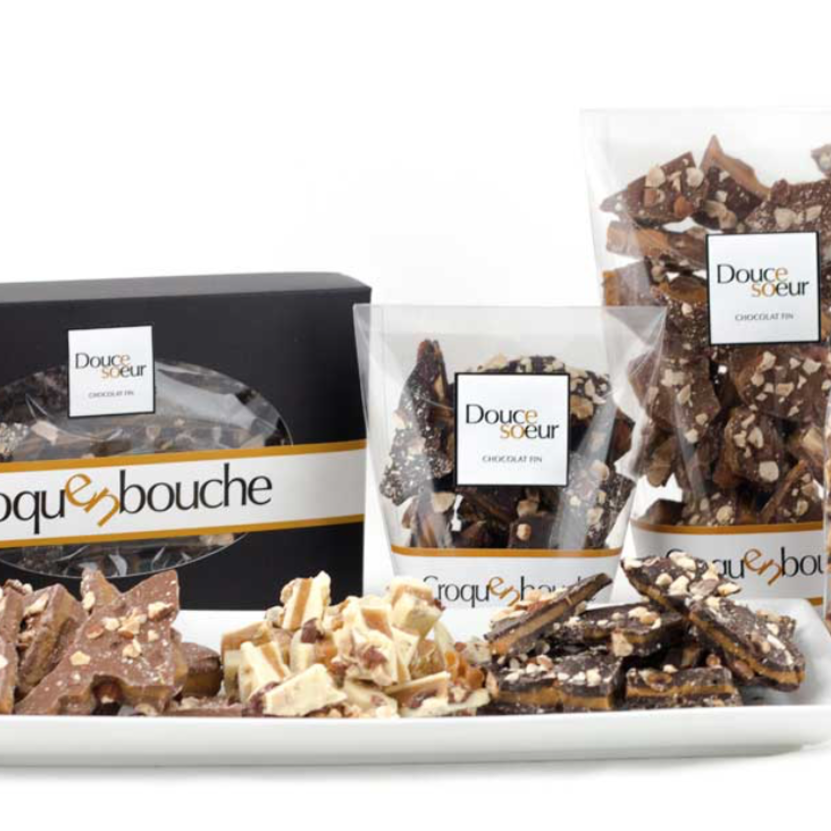 Douce sœur Croque en bouche - Chocolat noir (200g)