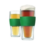 Host Ensemble de 2 verres à bière refroidissants - Vert