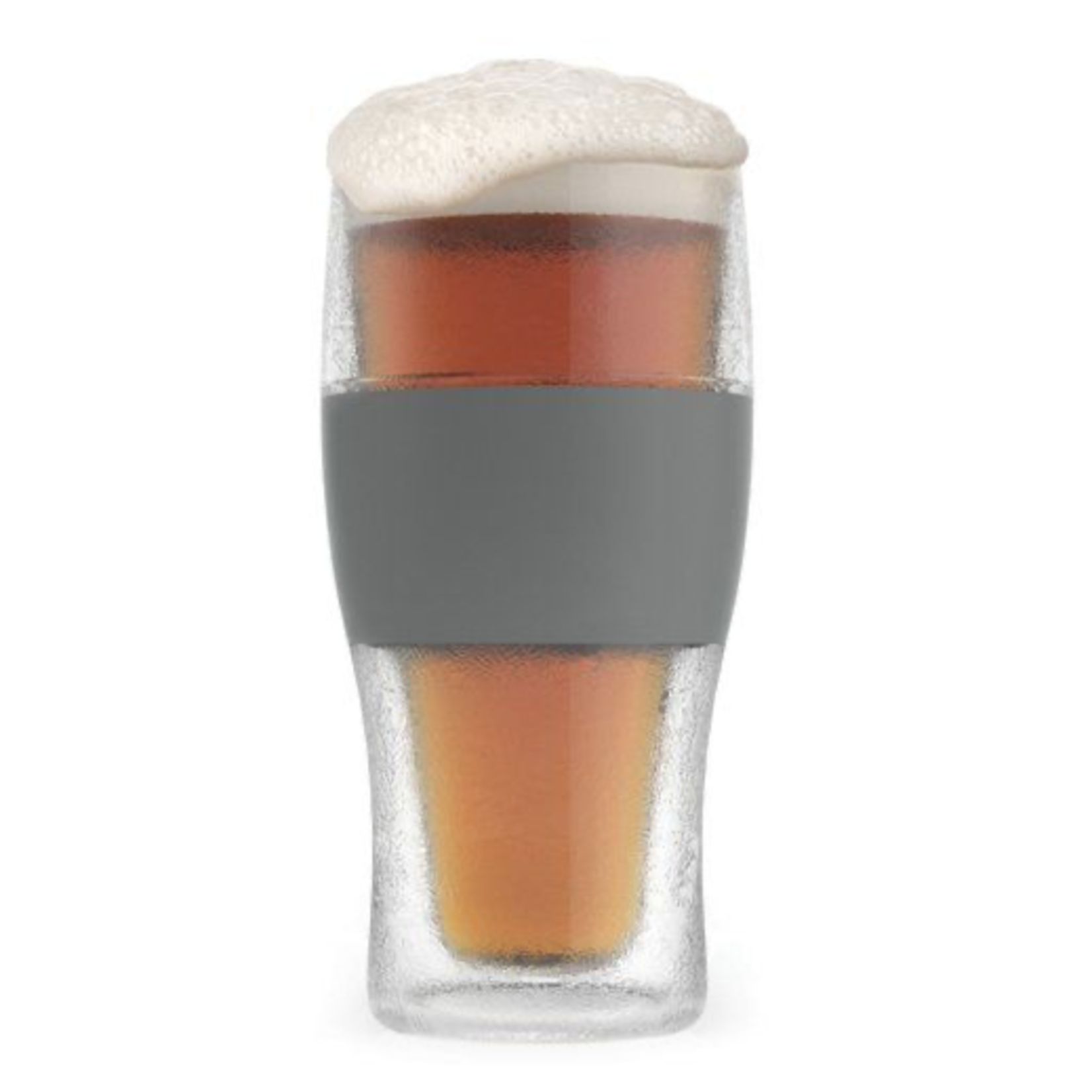 Host Verre à bière refroidissant gris