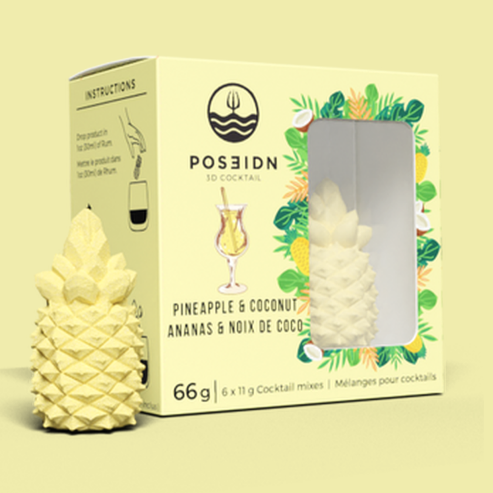 Poseidn Bombes à cocktails - Ananas et noix de coco