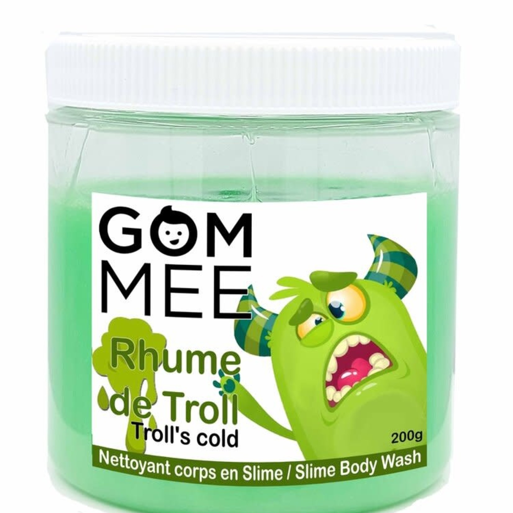 GOM-MEE Slime Rhume de Troll- Nettoyant pour le corps