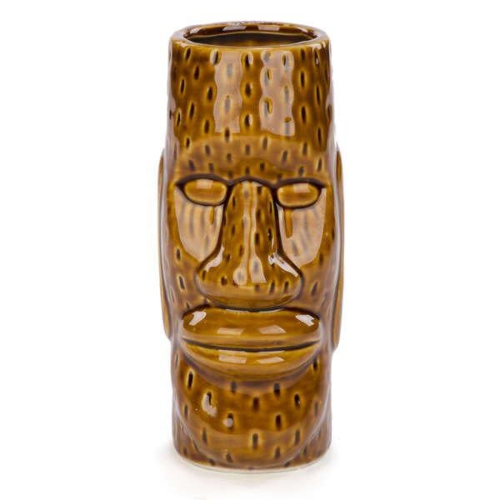 Attitude Import Chandelle en pot tiki brune