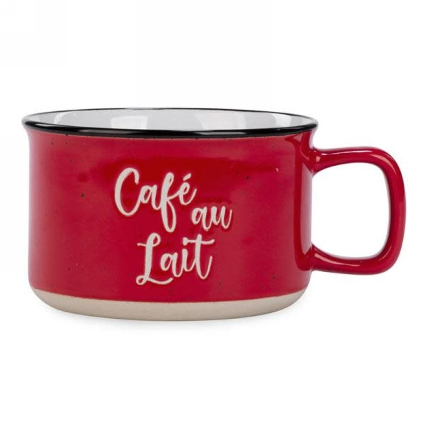 Attitude Import Grande tasse - Café Au Lait Rouge