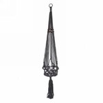 Attitude Import Jardinière en macramé gris