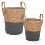 Attitude Import Panier gris & naturel - moyen