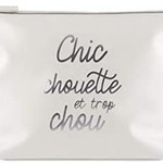 DLP Moyenne trousse à tout trapèze - Chic, chouette et trop chou blanche