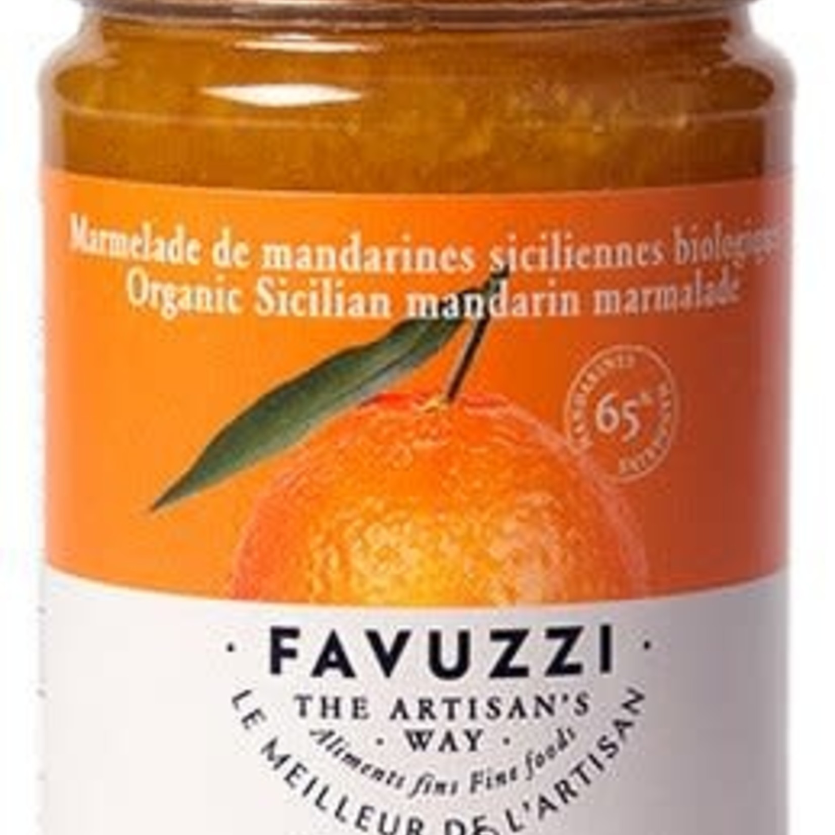 Favuzzi Marmelade mandarines siciliennes biologiques