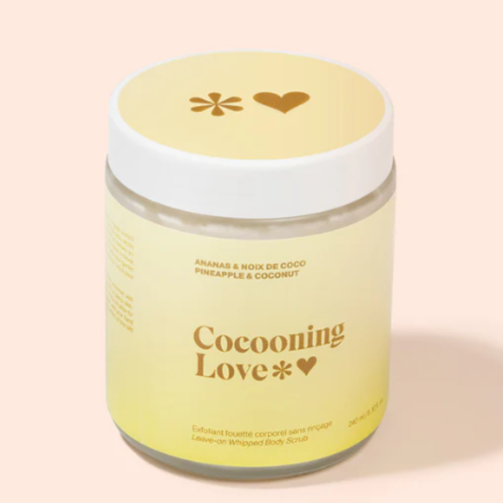 Cocooning Love Exfoliant fouetté corporel sans rinçage - Ananas et noix de coco