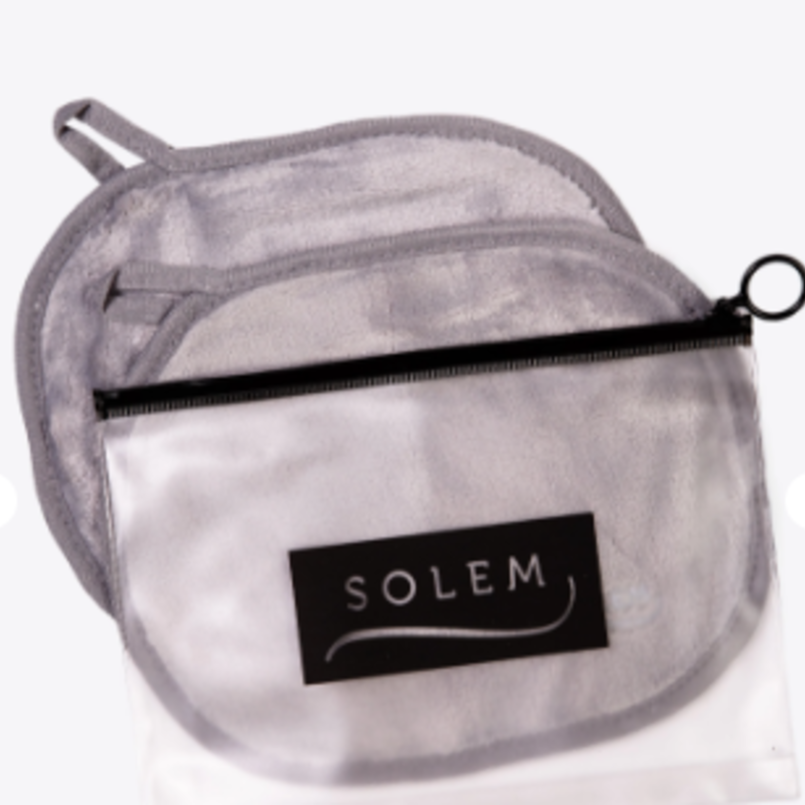 Solem Lingettes démaquillantes - Grise/Grise  (Lot de 2)