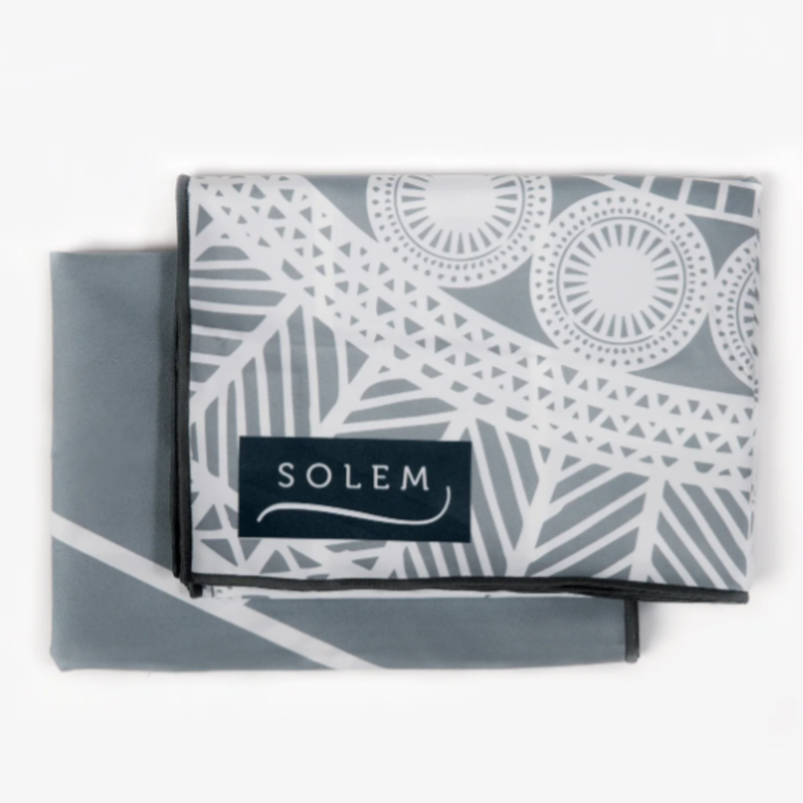 Solem Linges à vaisselle - Les raffinés - Gris (Lot de 2)