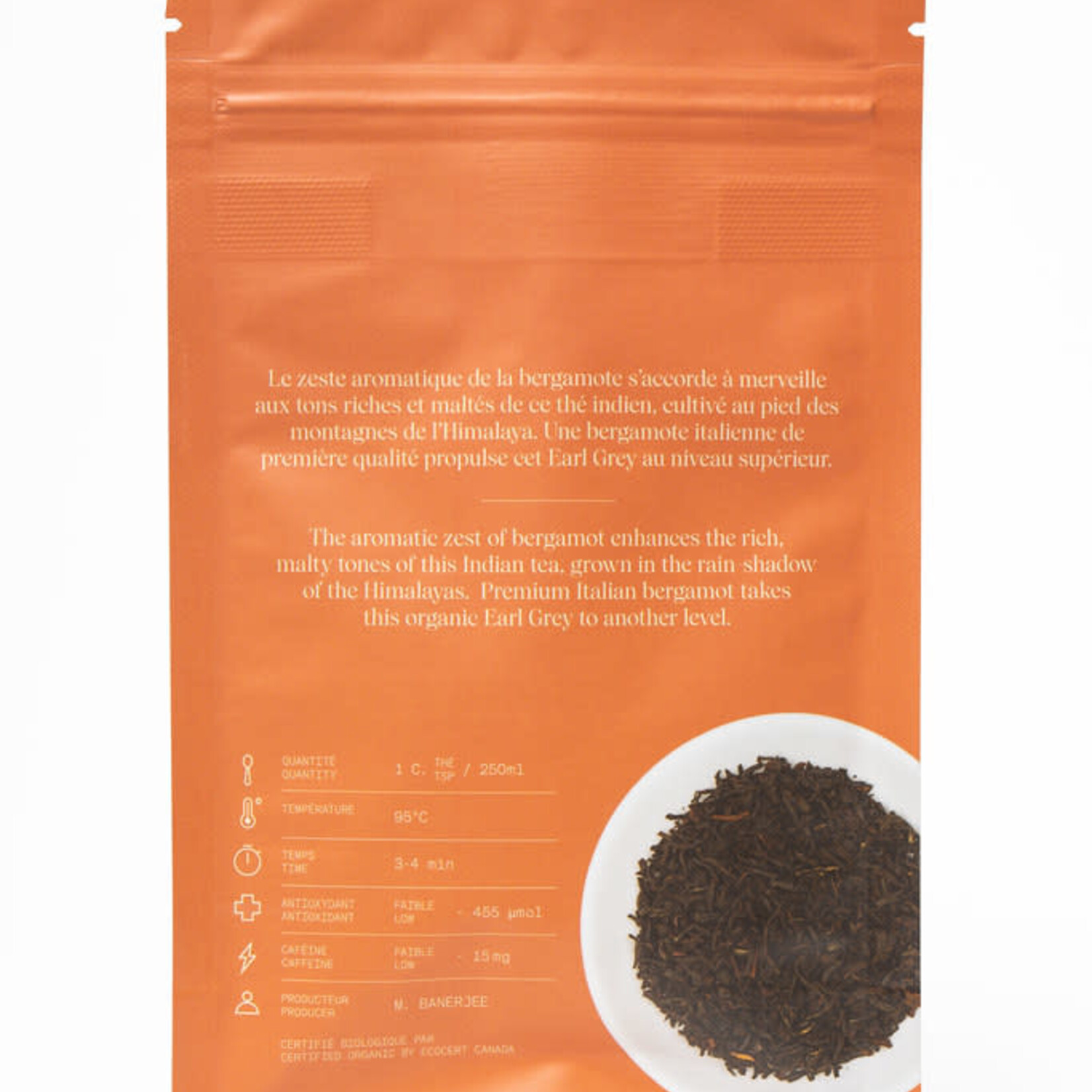 Camellia Sinensis Sac de thé 65g - Earl Grey