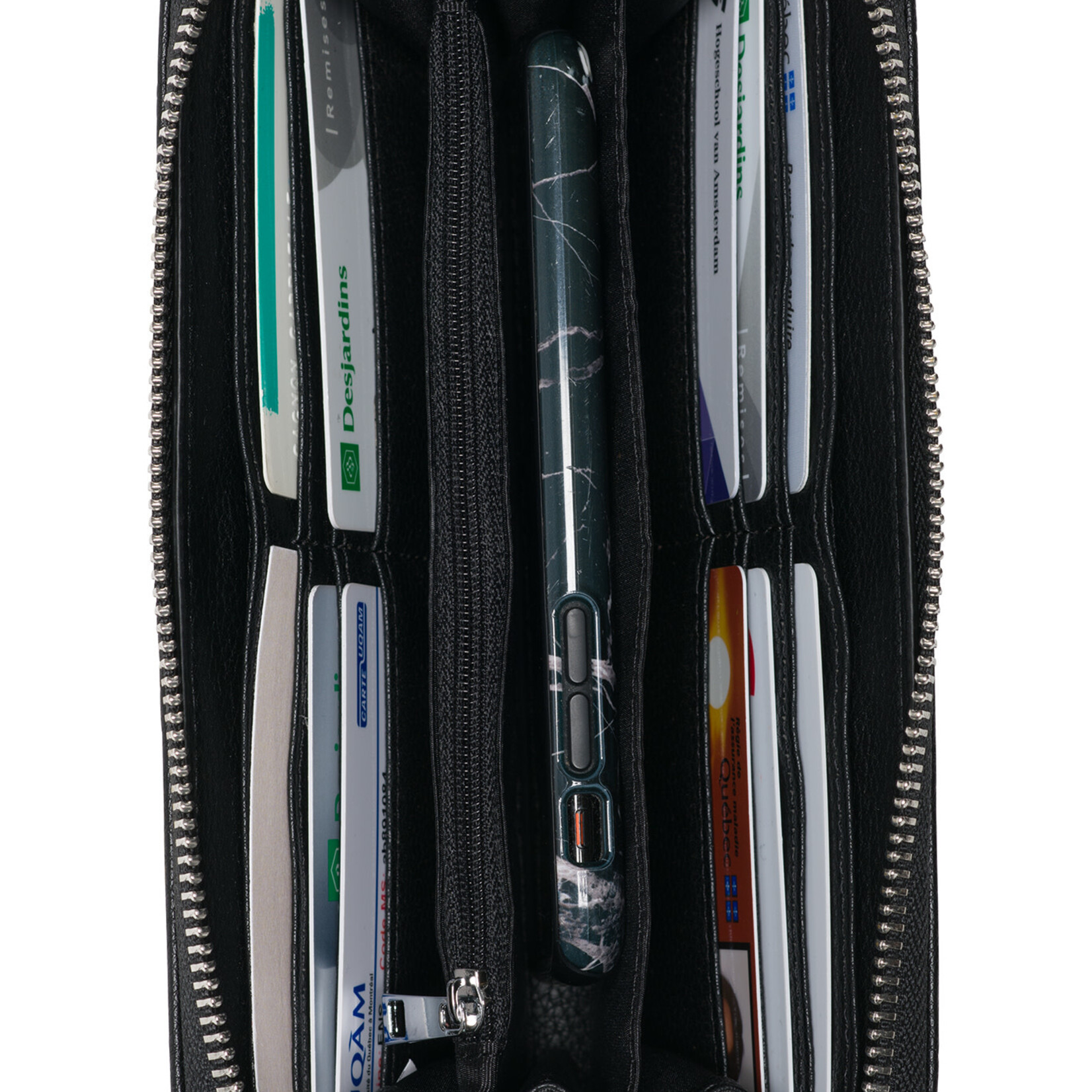 Lambert Le Meli - Portefeuille en cuir vegan - Noir