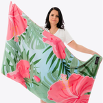 Solem Serviette de plage - Fleurs des îles XL