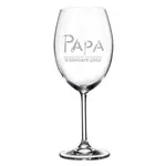 La Maison du Bar Verre gravé 20 oz - Papa (Outils) - vin
