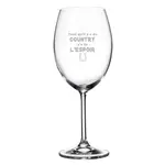 La Maison du Bar Verre gravé  20 oz - Tant qu'il y aura du Country - Vin