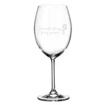 La Maison du Bar Verre gravé 20 oz - You will always be my forever - Vin