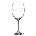 La Maison du Bar Verre gravé 20 oz - Will you bee my honey - Vin