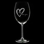 La Maison du Bar Verre gravé  20 oz - Mom I love you - Vin