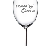 La Maison du Bar Verre gravé 20 oz - Drama queen - Vin