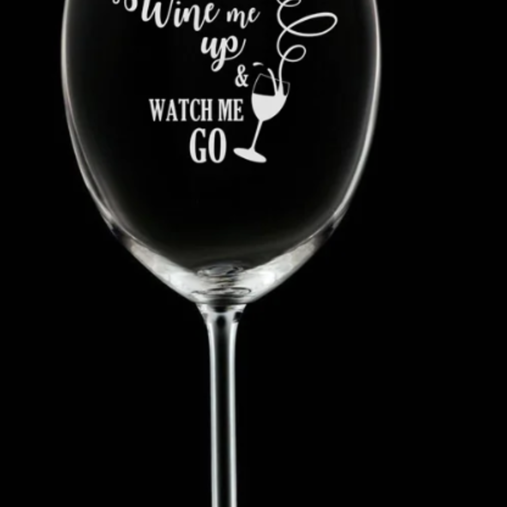 La Maison du Bar Verre gravé 20 oz - Wine me up and... - Vin