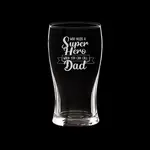 La Maison du Bar Verre gravé 20 oz  - Super Hero Dad - Bière
