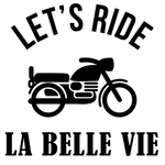 La Maison du Bar Verre gravé 18 oz - Let's ride - Bock