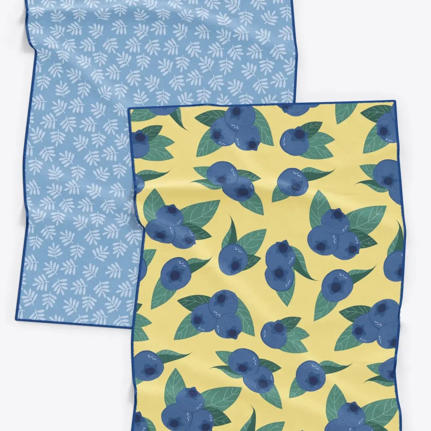 Solem Linges à vaisselle - Les bleuets (Lot de 2)