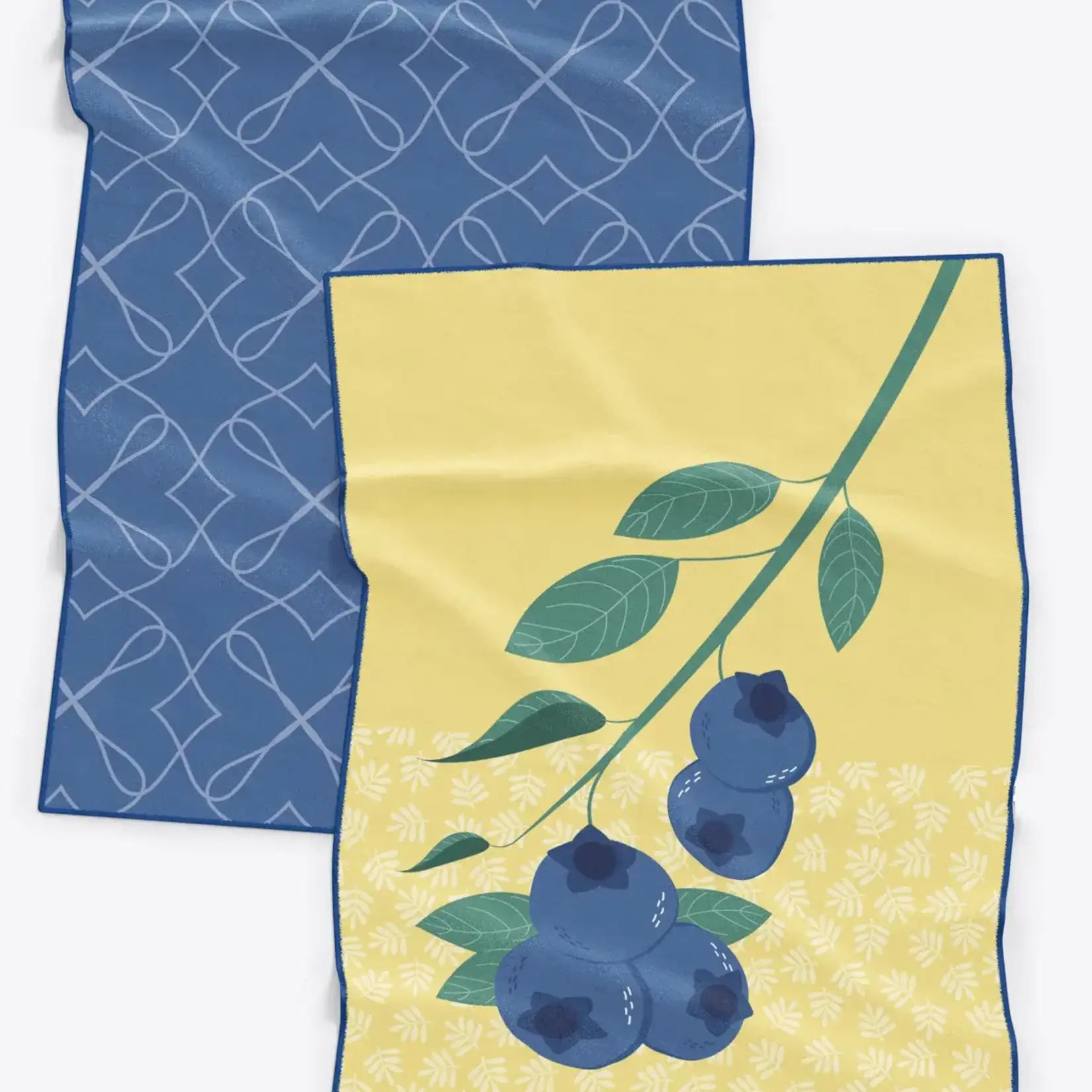Solem Linges à vaisselle - Les bleuets (Lot de 2)