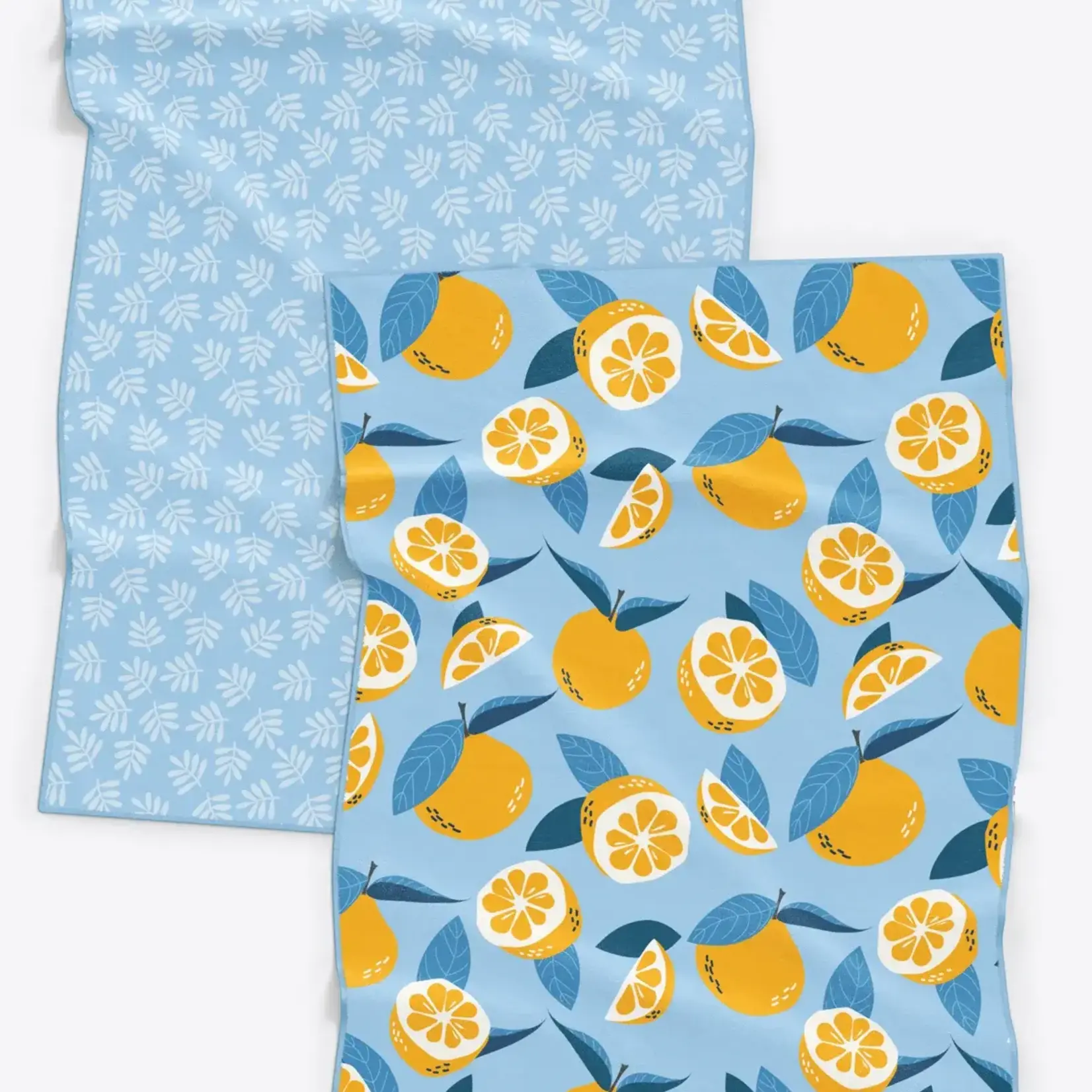 Solem Linges à vaisselle - Les mandarines  (Lot de 2)