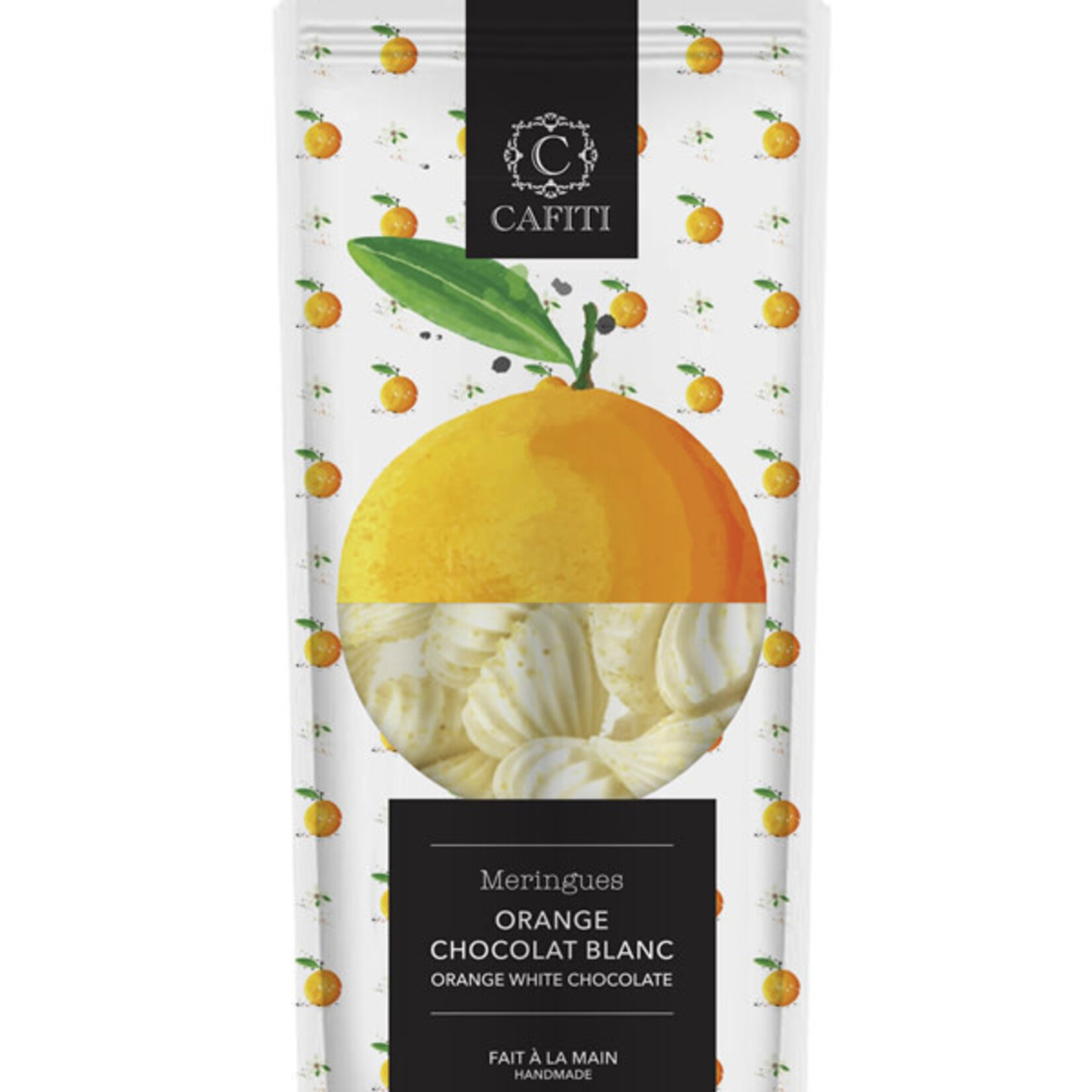 Cafiti Meringue artisanale – Cafiti – Orange et chocolat blanc – Produit local