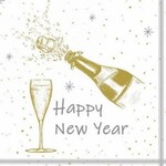 Attitude Import serviettes de table - Happy new year